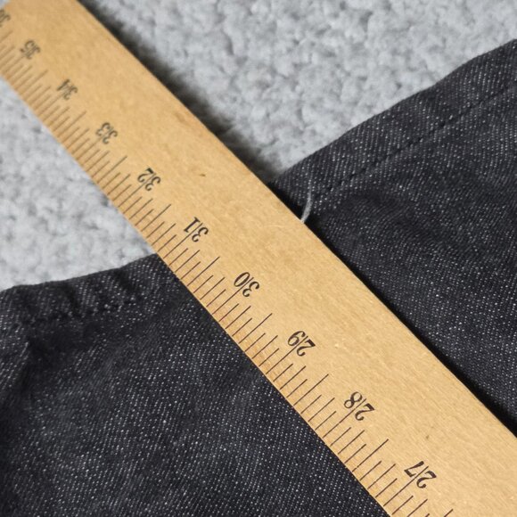 Express Jeans Mens SIze 34x32 Washed Black Rocco Slim Fit Straight Leg Cotton - Picture 6 of 11